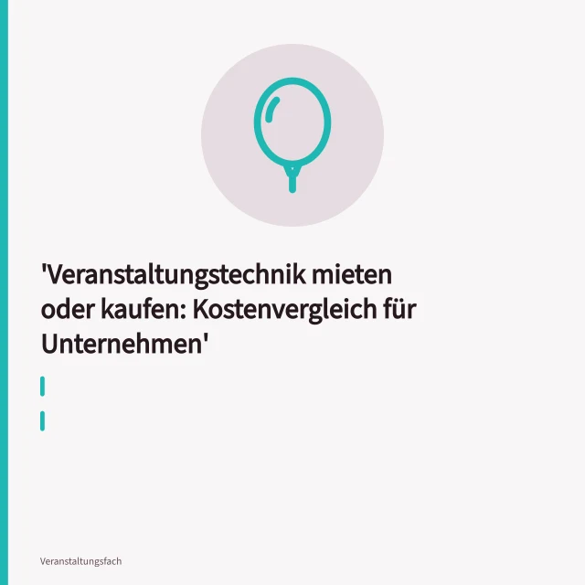 Beschallungsanlage mit Topteilen, Subwoofern, Mischpult und Verkabelung im Bühneneinsatz. Veranstaltungstechnik mieten oder kaufen: Kostenvergleich für Unternehmen